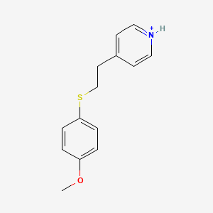 molecular formula C14H16NOS+ B1228356 GS4012 free base(1+) 