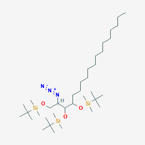 [2-Azido-1,3-bis[[tert-butyl(dimethyl)silyl]oxy]octadecan-4-yl]oxy-tert-butyl-dimethylsilane