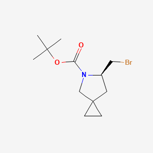 tert-Butyl (R)-6-(bromomethyl)-5-azaspiro[2.4]heptane-5-carboxylate