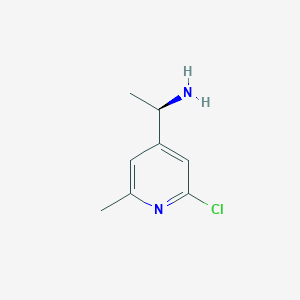 (R)-1-(2-Chloro-6-methylpyridin-4-yl)ethan-1-amine