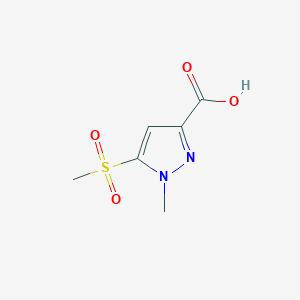 1-Methyl-5-(methylsulfonyl)-1H-pyrazole-3-carboxylic acid