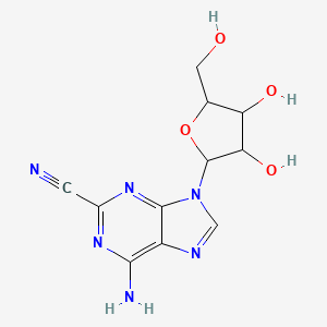 6-Amino-9-[3,4-dihydroxy-5-(hydroxymethyl)oxolan-2-yl]purine-2-carbonitrile