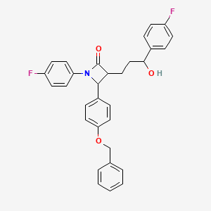 molecular formula C31H27F2NO3 B12283698 4'-O-Benzyloxy(3S,4S)-Ezetimibe 