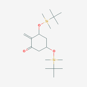 3,5-Bis[[tert-butyl(dimethyl)silyl]oxy]-2-methylidenecyclohexan-1-one