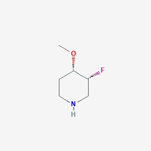 molecular formula C6H12FNO B12283757 (3R,4S)-3-Fluoro-4-methoxypiperidine 