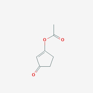 2-Cyclopenten-1-one, 3-(acetyloxy)-