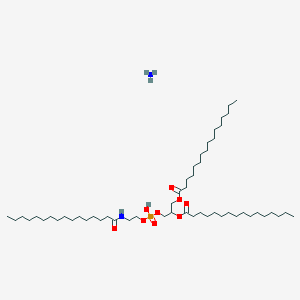 1,2-Dihexadecanoyl-SN-glycero-3-phospho[N-hexadecanoyl]ethanolamine ammonium salt