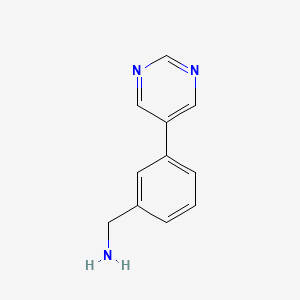 3-Pyrimidin-5-yl-benzylamine