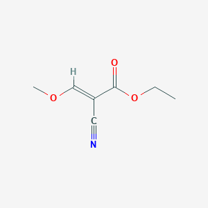 2-Propenoic acid, 2-cyano-3-methoxy-, ethyl ester