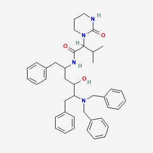 (S)-N-[(2S,4S,5S)-5-(Dibenzylamino)-4-hydroxy-1,6-diphenylhexan-2-yl]-3-methyl-2-(2-oxotetrahydropyrimidin-1(2H)-yl)butanamide-d8