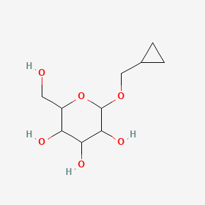 2-(Cyclopropylmethoxy)-6-(hydroxymethyl)oxane-3,4,5-triol