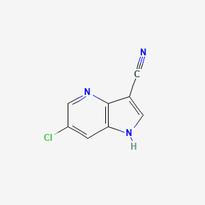 6-chloro-1H-pyrrolo[3,2-b]pyridine-3-carbonitrile