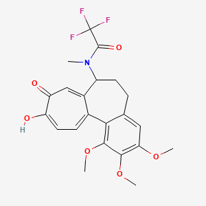 2,2,2-trifluoro-N-(10-hydroxy-1,2,3-trimethoxy-9-oxo-6,7-dihydro-5H-benzo[a]heptalen-7-yl)-N-methylacetamide