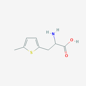 molecular formula C8H11NO2S B12283884 2-amino-3-(5-methylthiophen-2-yl)propanoic Acid 