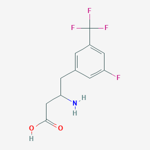 3-Amino-4-[3-fluoro-5-(trifluoromethyl)phenyl]butyric Acid