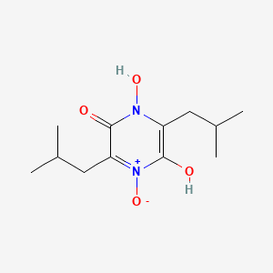 molecular formula C12H20N2O4 B1228396 普尔切瑞敏酸 CAS No. 957-86-8