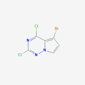 5-Bromo-2,4-dichloro-pyrrolo[2,1-f][1,2,4]triazine