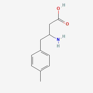 molecular formula C11H15NO2 B12283976 3-Amino-4-(4-methylphenyl)butyric acid 