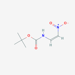 molecular formula C7H12N2O4 B12284019 (Z)-tert-Butyl (2-nitrovinyl)carbamate 