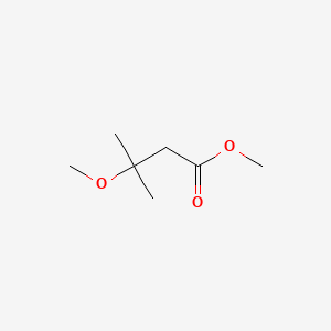 molecular formula C7H14O3 B12284033 Methyl 3-methoxy-3-methylbutanoate CAS No. 56830-25-2