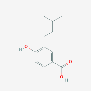 molecular formula C12H16O3 B12284041 4-Hydroxy-3-isopentylbenzoic acid 