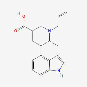 molecular formula C18H20N2O2 B12284068 6-AllyldihydronorisolysergicAcid 