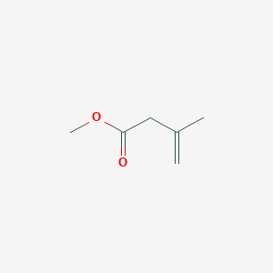 molecular formula C6H10O2 B12284075 3-Butenoic acid, 3-methyl-, methyl ester 