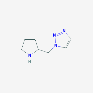 1-[(Pyrrolidin-2-yl)methyl]-1H-1,2,3-triazole