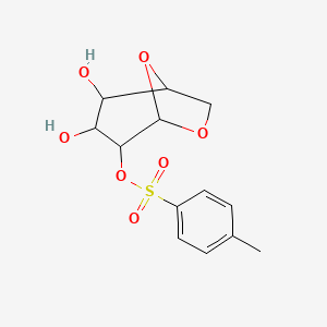 (2,3-Dihydroxy-6,8-dioxabicyclo[3.2.1]octan-4-yl) 4-methylbenzenesulfonate