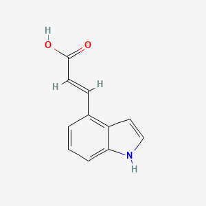 (E)-3-(1H-Indol-4-YL)acrylic acid