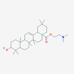 2-(Dimethylamino)ethyl 10-hydroxy-2,2,6a,6b,9,9,12a-heptamethyl-1,3,4,5,6,6a,7,8,8a,10,11,12,13,14b-tetradecahydropicene-4a-carboxylate