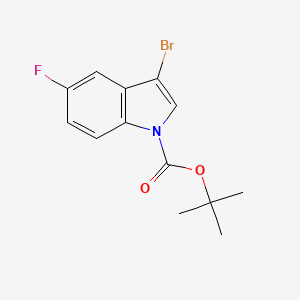 tert-butyl 3-bromo-5-fluoro-1H-indole-1-carboxylate