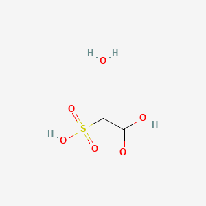 molecular formula C2H6O6S B12284167 Sulfoacetic acid monohydrate CAS No. 6155-83-5