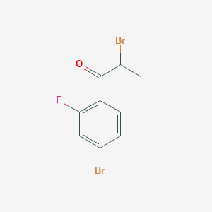 2-Bromo-1-(4-bromo-2-fluorophenyl)propan-1-one