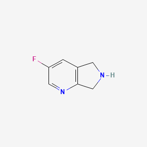 3-Fluoro-6,7-dihydro-5H-pyrrolo[3,4-b]pyridine