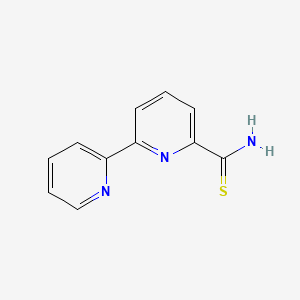 molecular formula C11H9N3S B1228426 2,2'-Bipyridyl-6-carbothioamide CAS No. 78797-02-1