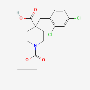 1-Boc-4-(2,4-dichlorobenzyl)-4-carboxypiperidine