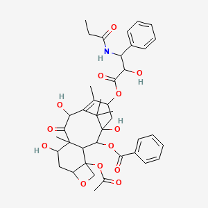 molecular formula C41H49NO13 B12284278 N-Debenzoyl-N-propanoyl-10-deacetylpaclitaxel 