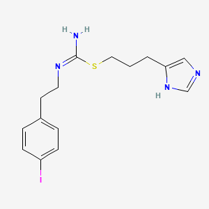 molecular formula C15H19IN4S B1228430 Iodophenpropit CAS No. 145196-88-9