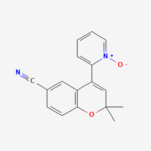 2-(6-cyano-2,2-dimethyl-2H-1-benzopyran-4-yl)pyridine 1-oxide