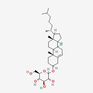 molecular formula C33H56O6 B1228435 D-Glucopyranoside, (3beta)-cholest-5-en-3-yl CAS No. 26671-80-7