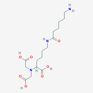 6-(6-Aminohexanoylamino)-2-[bis(carboxymethyl)amino]hexanoic acid