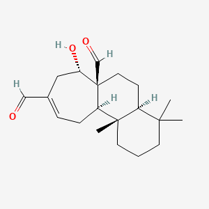 molecular formula C20H30O3 B1228436 姜花醛 A CAS No. 104086-74-0