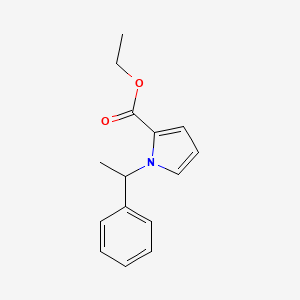 Ethyl 1-(1-phenylethyl)pyrrole-2-carboxylate