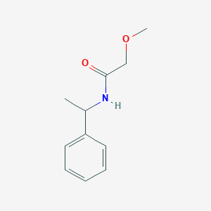 molecular formula C11H15NO2 B1228444 2-methoxy-N-(1-phenylethyl)acetamide 