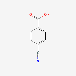molecular formula C8H4NO2- B1228447 4-Cyanobenzoate 
