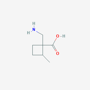 1-(Aminomethyl)-2-methylcyclobutane-1-carboxylic acid