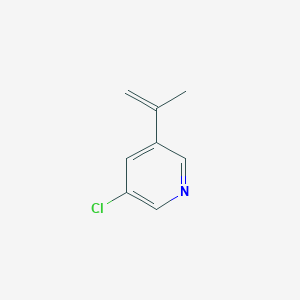 3-Chloro-5-(prop-1-en-2-yl)pyridine