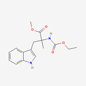 N-(Ethoxycarbonyl)-alpha-methyl-L-tryptophanMethylEster