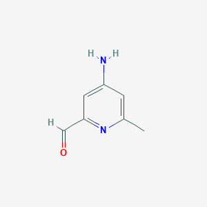 4-Amino-6-methylpicolinaldehyde